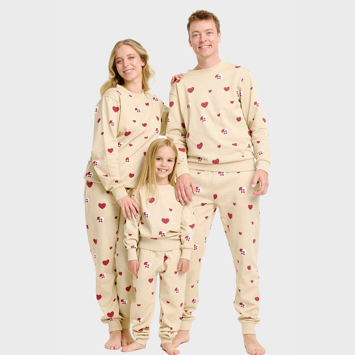 Christmas Heart Sweat Set – Women